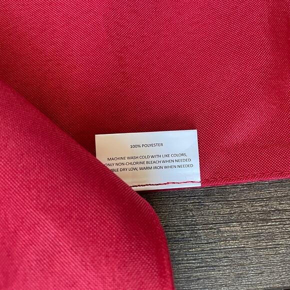 2pc Velvet Valentines Day Table Runner Bows Hearts Red & White by Envogue New - Picture 13 of 13